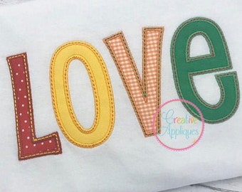 Applique Alphabet Letters A-Z Machine Embroidery 7 sizes, alphabet applique, applique letters, alphabet applique