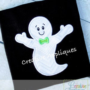 Boy Ghost Halloween Digital Machine Embroidery Applique Design 4 Sizes, ghost applique, halloween ghost applique, halloween applique, ghost