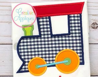 Locomotive Applique embroidery design Train Harry Potter Applique quilt blocks