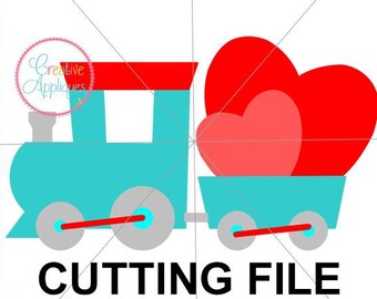 Download Valentine Train Svg Etsy