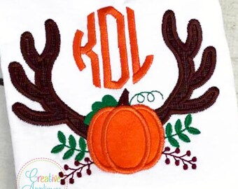 Tailles de citrouille motif de broderie Machine 4 monogramme cadre bois, monogramme broderie cadre, broderie citrouille