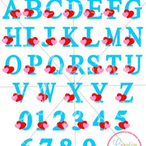 EXKLUSIVE Herz Buchstaben Monogramm SVG schneiden Datei, Herz schreiben Schrift Svg, Herz Alphabet Buchstaben geschnitten Buchstaben Monogramm Svg schneiden Datei
