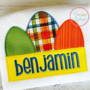 Zigzag Stitch Easter Eggs Frame Machine Embroidery Applique Design, easter applique, easter eggs embroidery, easter eggs applique