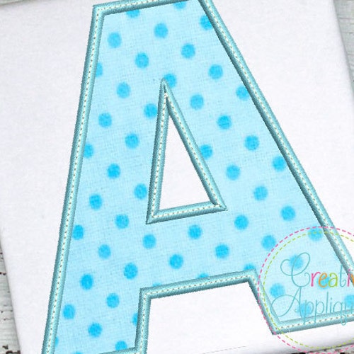 applique alphabet letter set a z applique machine embroidery etsy