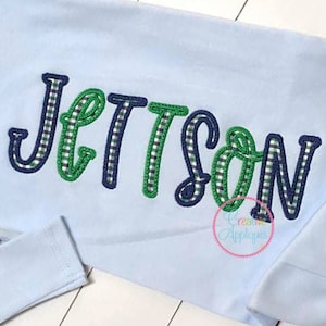 5 Sizes Farmhouse Lemonade Applique Embroidery Alphabet Font Digital Machine Embroidery, A to Z, upper and lower case letters