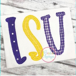 7 Sizes Blanket Stitch Farmhouse Lemonade Applique Embroidery Alphabet Font Digital Machine Embroidery, A to Z, upper and lower case letters
