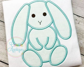 Bunny Rabbit Easter Digital Machine Embroidery Applique Design 4 SIZE rabbit applique, rabbit embroidery, bunny applique, bunny embroidery