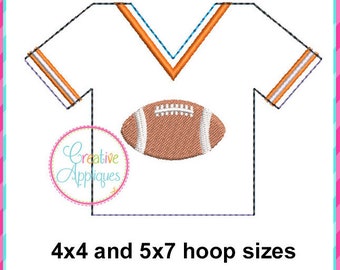 ITH In The Hoop Football Elf Jersey Embroidery Design, In the Hoop Machine Embroidery Design, doll shirt, elf sweater, elf shirt
