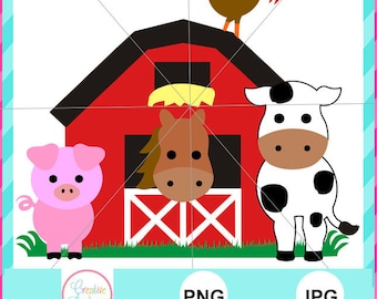 Farm Animal Png Etsy