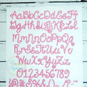 7 GRÖßEN!!! Nur für kichert Stickerei Schrift Alphabet Digital Maschinenstickerei, Monogrammschrift, Stickerei-Alphabet, Monogramm alphabet
