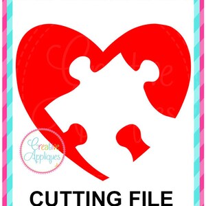 EXKLUSIVE SVG Eps DXF schneiden Datei Autismus Bewusstsein Herz Puzzle Svg, Autismus Svg, puzzle Stück Svg, Autismus cut Datei, Herz-puzzle