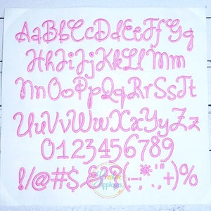 11 SIZES!!! Jump Rope Embroidery Font Alphabet Font Digital Machine Embroidery Design embroidery font, numbers 19 symbols