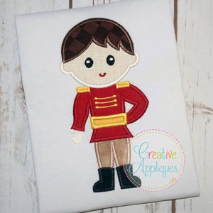 EXCLUSIVE Nutcracker Prince Digital Machine Embroidery Applique Design 6 sizes, prince applique, prince embroidery, nutcracker applique