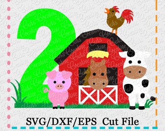 Download Farm Birthday Svg Etsy