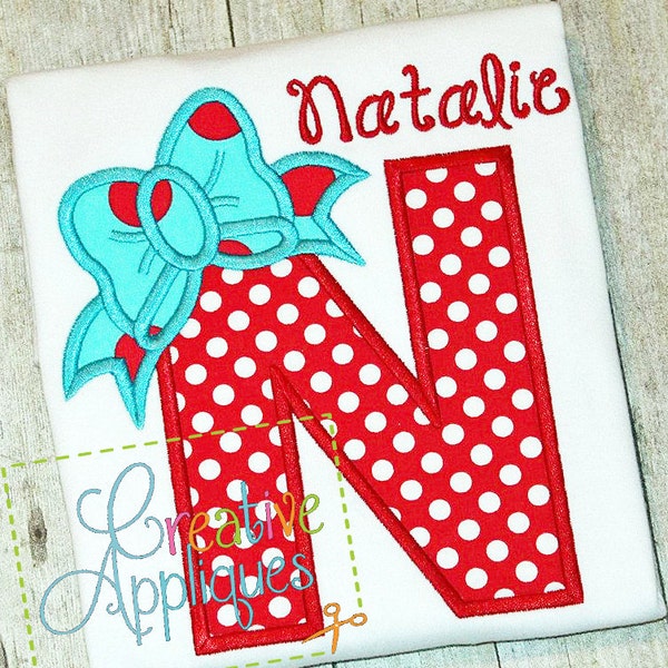 Alphabet Applique Etsy
