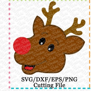 EXCLUSIVE Reindeer SVG Cut File, Reindeer cut file, reindeer cutting file, reindeer svg, LIMITED commercial use