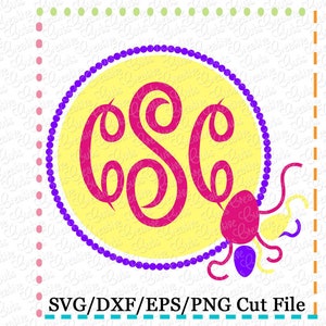 Easter Monogram Frame SVG Cutting File, easter svg, easter cut file, monogram frame svg, monogram frame, monogram frame cut file