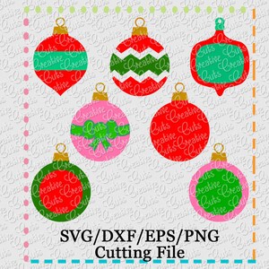 EXCLUSIVE SVG Ornament Monogram Cutting File, ornament cut file, ornament svg, Christmas Ornament svg, Christmas svg, Christmas cutting file