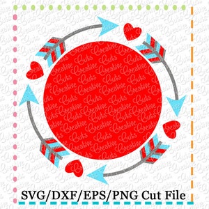 Valentine Tribal Monogram Frame SVG Cutting File, monogram frame cut file, monogram frame cutting file valentine monogram frame svg cut file