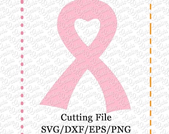 EXCLUSIVE SVG eps  DXF Cutting File Awareness ribbon svg, cancer svg, support ribbon svg, awareness ribbon cut file, support ribbon cut file