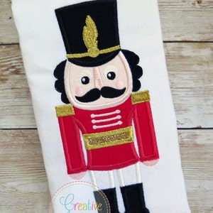 EXCLUSIVE Nutcracker Digital Machine Embroidery Applique Design 6 sizes, nutcracker applique, nutcracker embroidery, nutcracker ballet