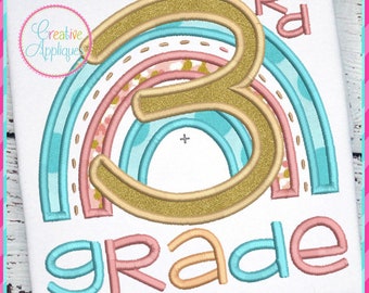 Download 3rd Grade Applique Etsy