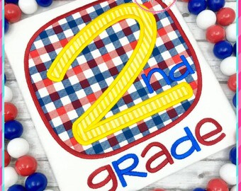 Download 2nd Grade Applique Etsy