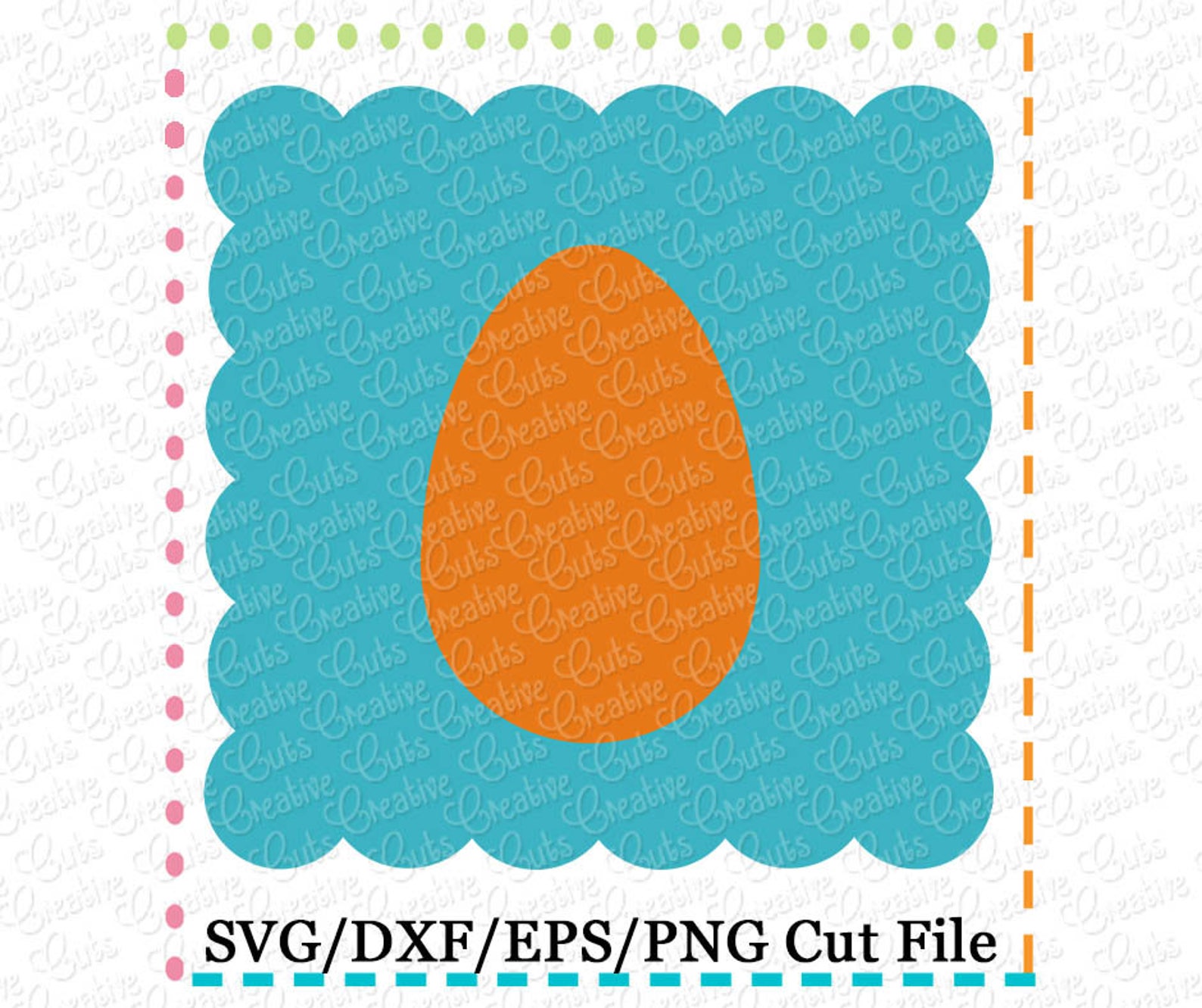 Easter Egg SVG Cutting File Easter Egg Svg Easter Egg Cut Etsy