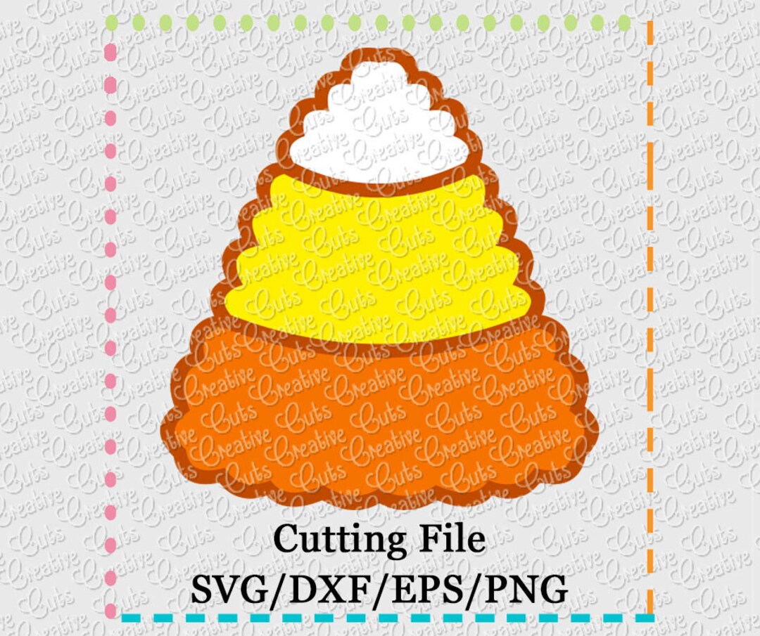 EXCLUSIVE SVG Eps DXF Cutting File Scallop Candy Corn Svg, Candy Corn ...