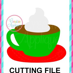 EXKLUSIVE heiße Schokolade SVG, heiße Kakao geschnitten Datei, Kaffee svg, Kaffee bis svg geschnitten Datei, heiße Schokolade geschnitten Datei