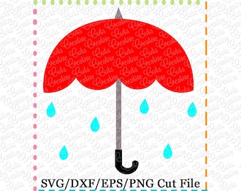Umbrella SVG Cutting File, umbrella cut file