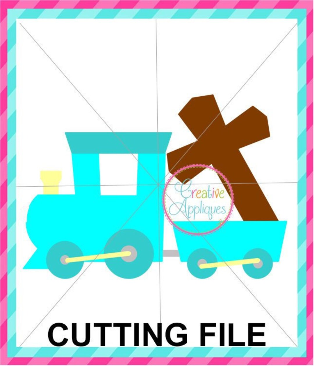Cross Rails Svg EXCLUSIVE Cross Train SVG, Cross Svg, Easter Cut File, Train Svg, Train ...