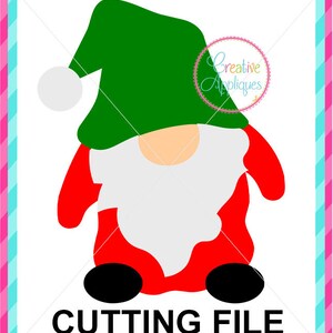 EXKLUSIVE Santa Gnome SVG schneiden Datei, Limited kommerzielle Nutzung, schneiden Santa Gnome Santa schneiden Datei, Datei, Weihnachten svg