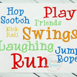 8 SIZES!!! Recess Embroidery Font, Alphabet Font Digital Machine Embroidery Design embroidery font, embroidery alphabet  font