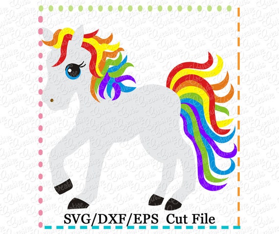 Download Rainbow Pony Svg Horse Cut File