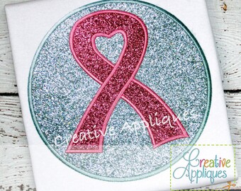 Awareness Support Ribbon Digital Machine Embroidery Applique Design 4 Sizes, awareness ribbon applique, support ribbon applique, survivor