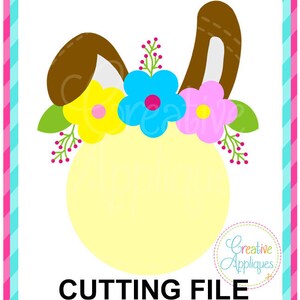Monogramme Pâques lapin fichier coupe SVG, svg de lapin, Pâques coupé fichier, svg de Pâques, lapin coupe file, lapin coupé fichier, lapin lapin svg coupe fichier