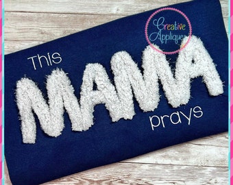 Yarn Alphabet Embroidery Machine Design 7 Sizes! applique letters, 2" thru 7", faux chenille letters, upper and lower case