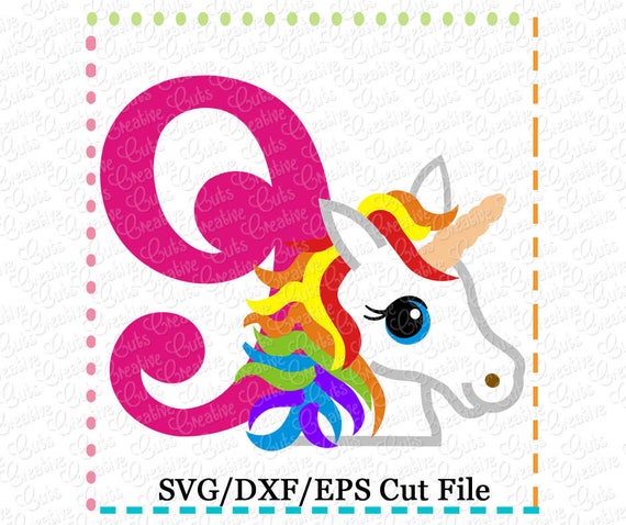 Download Rainbow Unicorn 9th Birthday Svg Cutting File Unicorn Svg Etsy