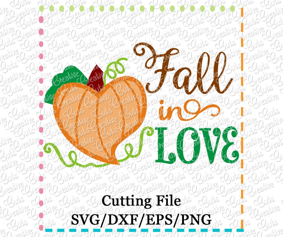 Download Exclusive Svg Eps Dxf Fall In Love Svg Pumpkin Svg Halloween Etsy
