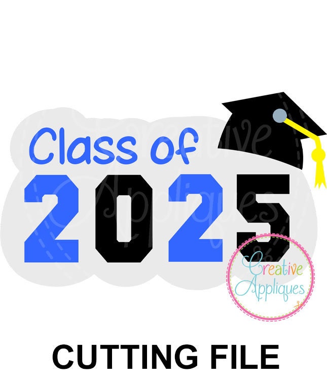 Graduating Class of 2025 SVG Cutting File school svg Etsy