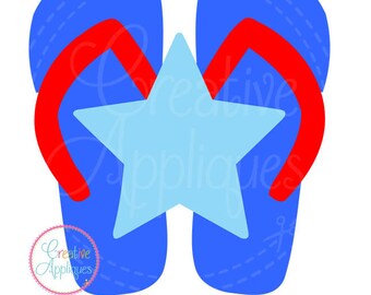 Patriotic Flip Flops svg cutting file, Flip Flops cut file, Flip Flops svg, patriotic svg, 4th of july svg, USA svg, independence