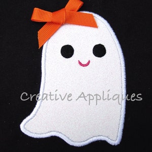 Simple Ghost Halloween Digital Machine Embroidery Applique Design 4 Sizes, ghost applique, halloween applique, ghost embroidery, halloween