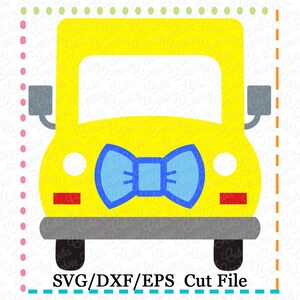 File di taglio scuolabus Bow Tie SVG File di taglio, scuola svg, svg autobus, scuolabus, scuolabus tagliare file, Papillon autobus svg file di taglio