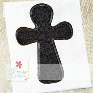 9 SIZES Cross Machine Embroidery Applique Design