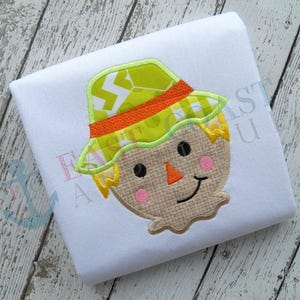 Scarecrow Applique Design, machine embroidery, embroidery design, applique embroidery, scarecrow embroidery, scarecrow applique