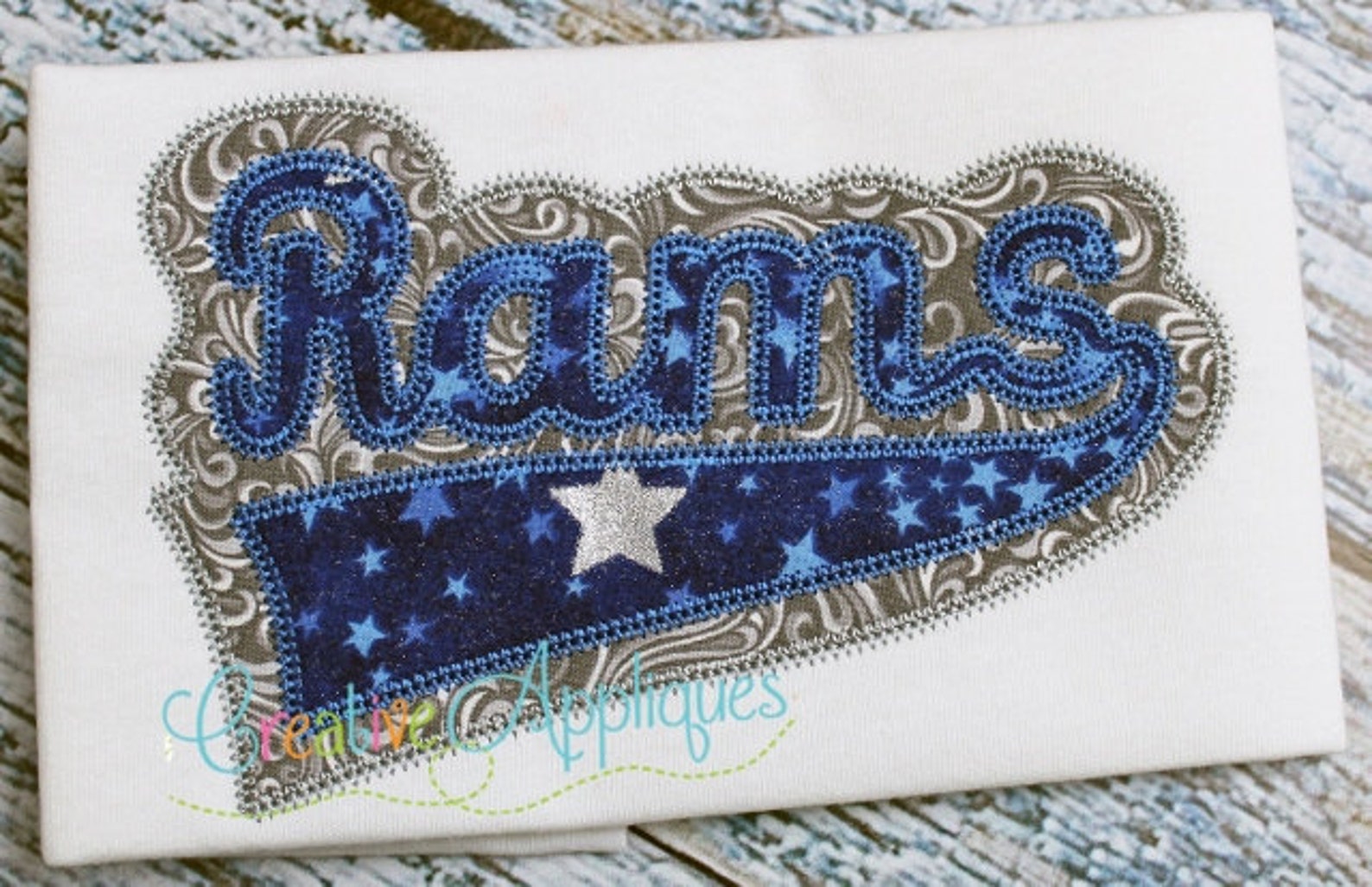 Rams Digital Machine Embroidery Applique Design 6 Sizes Rams Etsy