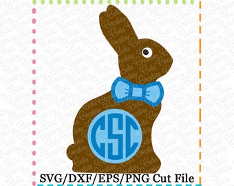 Ostern Hase Kaninchen Monogramm SVG schneiden Datei, Ostern Hase Svg, Osterhase schneiden Schokolade Kaninchen schneiden Datei, Datei, Schokoladenhasen svg