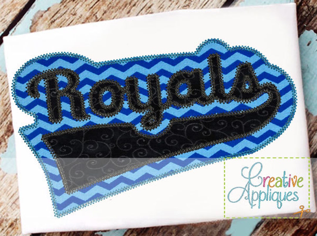 Royals Digital Machine Embroidery Applique Design 6 Sizes, Royals
