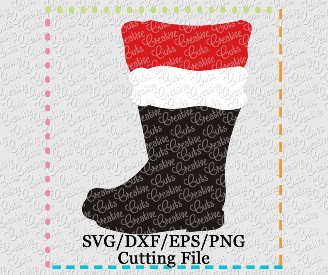 EXCLUSIVE SVG Santa Boots Cutting File Santa Boots Cut File - Etsy